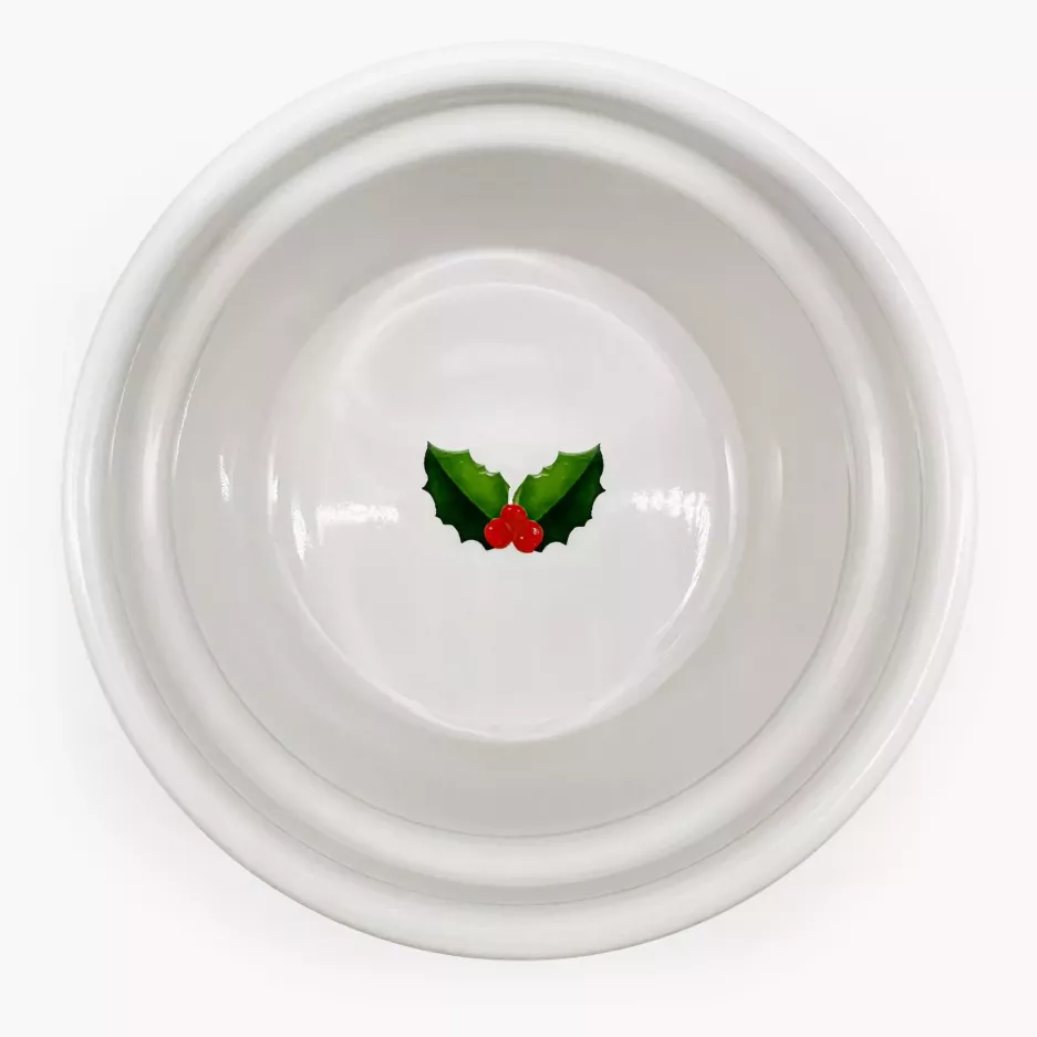 Kokilka świąteczna ostrokrzew DUKA LYCKLIG 9 cm kamionkowa