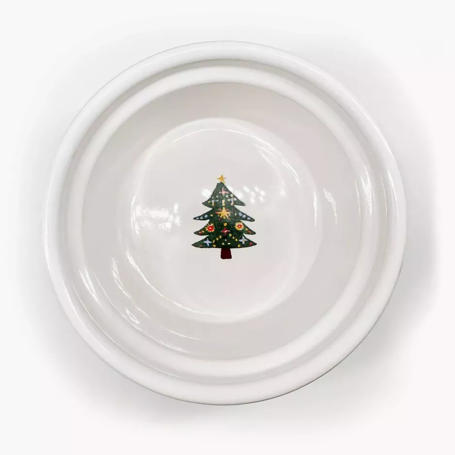 Kokilka okrągła ramekin choinka DUKA LYCKLIG 9 cm ceramiczna