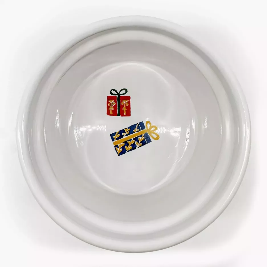 Kokilka świąteczna prezenty DUKA LYCKLIG 9 cm kamionkowa