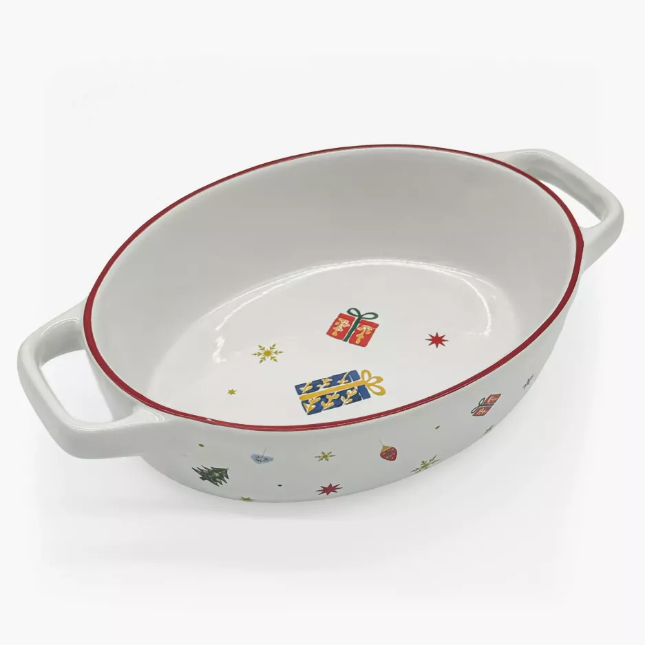 Formy do pieczenia świąteczne DUKA LYCKLIG 2 szt. kamionkowe