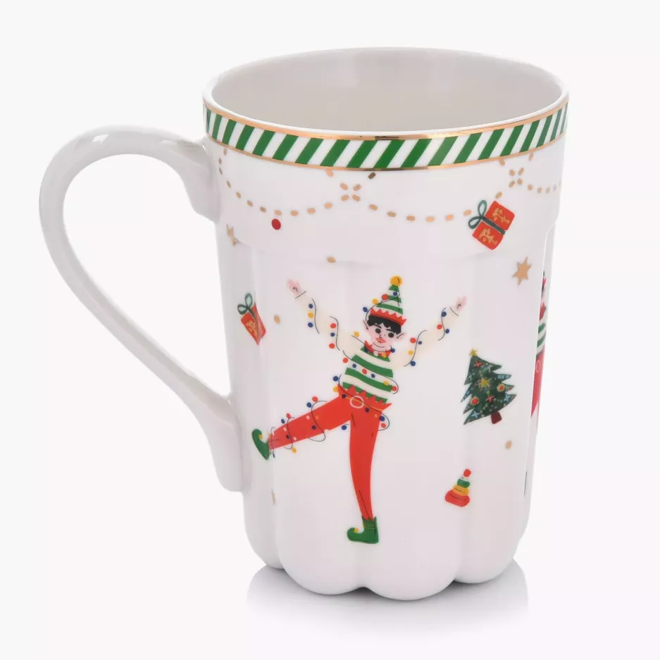 Kubek świąteczny elf DUKA LYCKLIG 400 ml porcelanowy