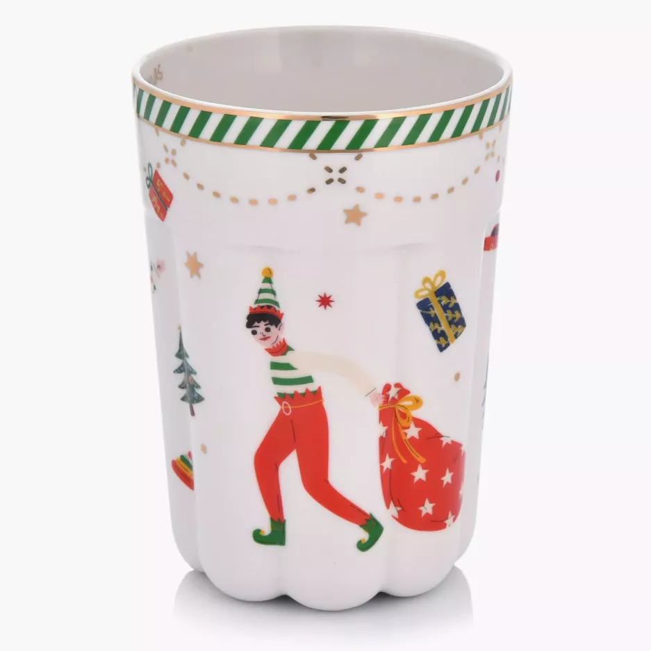 Kubek świąteczny elf DUKA LYCKLIG 400 ml porcelanowy