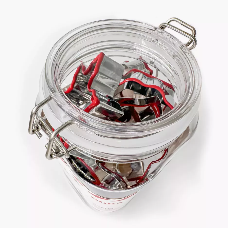 Zestaw 12 wykrawaczek świątecznych DUKA LYCKLIG stalowe