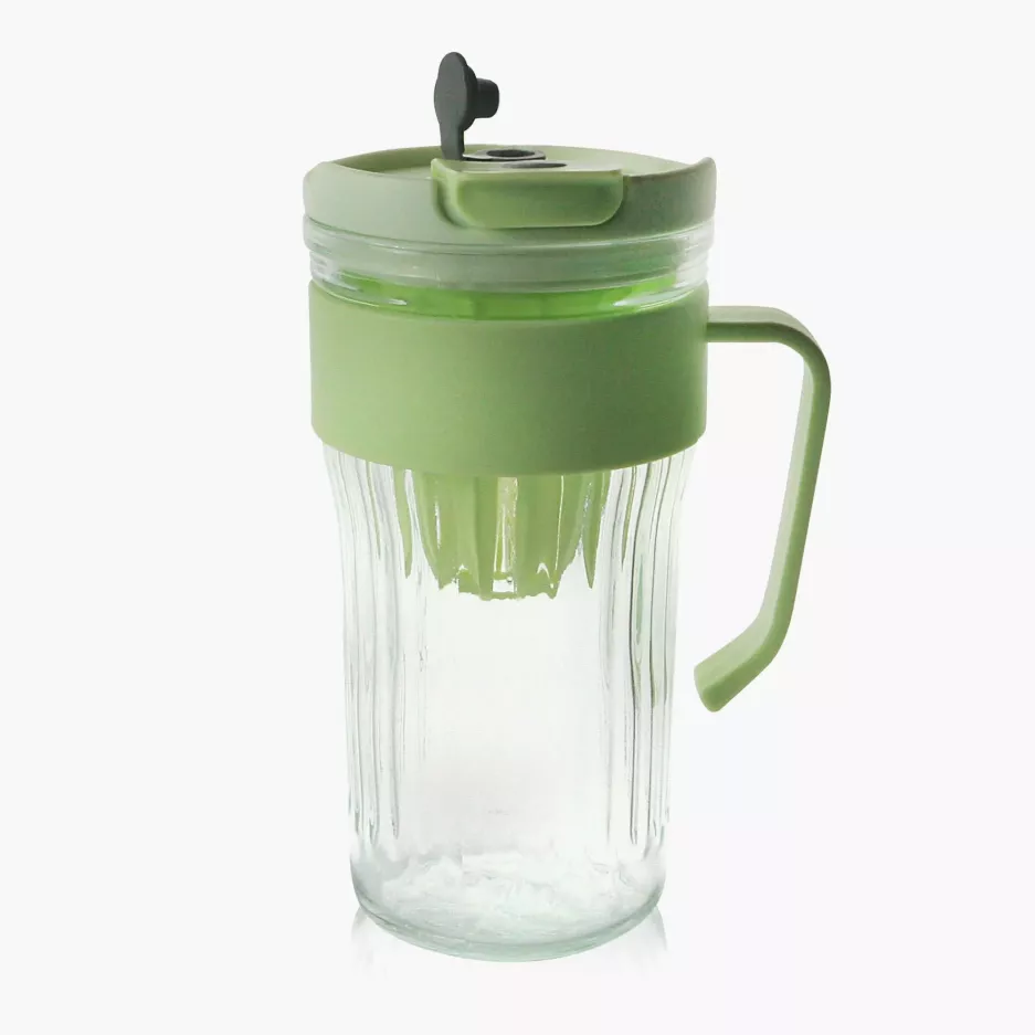 Bidon DUKA CASUAL 550 ml zielony szklany