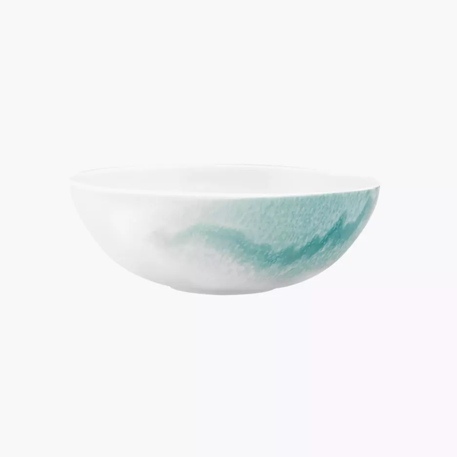 Miseczka DUKA SOLVIND 17 cm niebieska biała porcelanowa