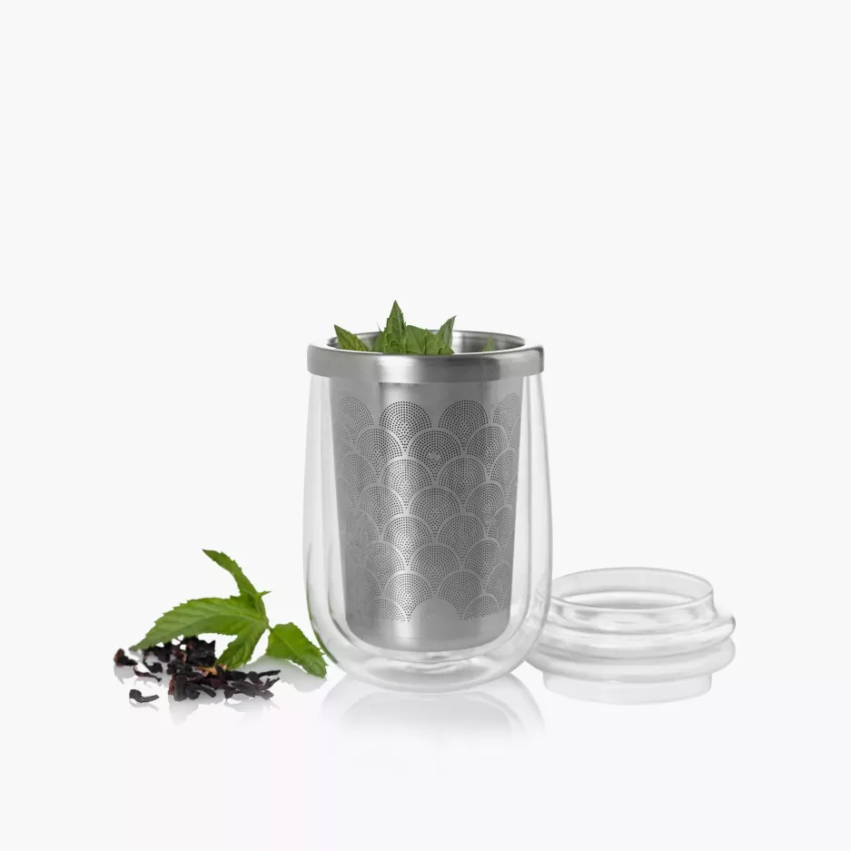 Szklanka z zaparzaczem ADHOC FUSION szklana