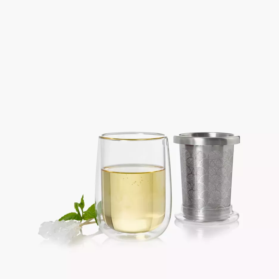 Szklanka z zaparzaczem ADHOC FUSION szklana