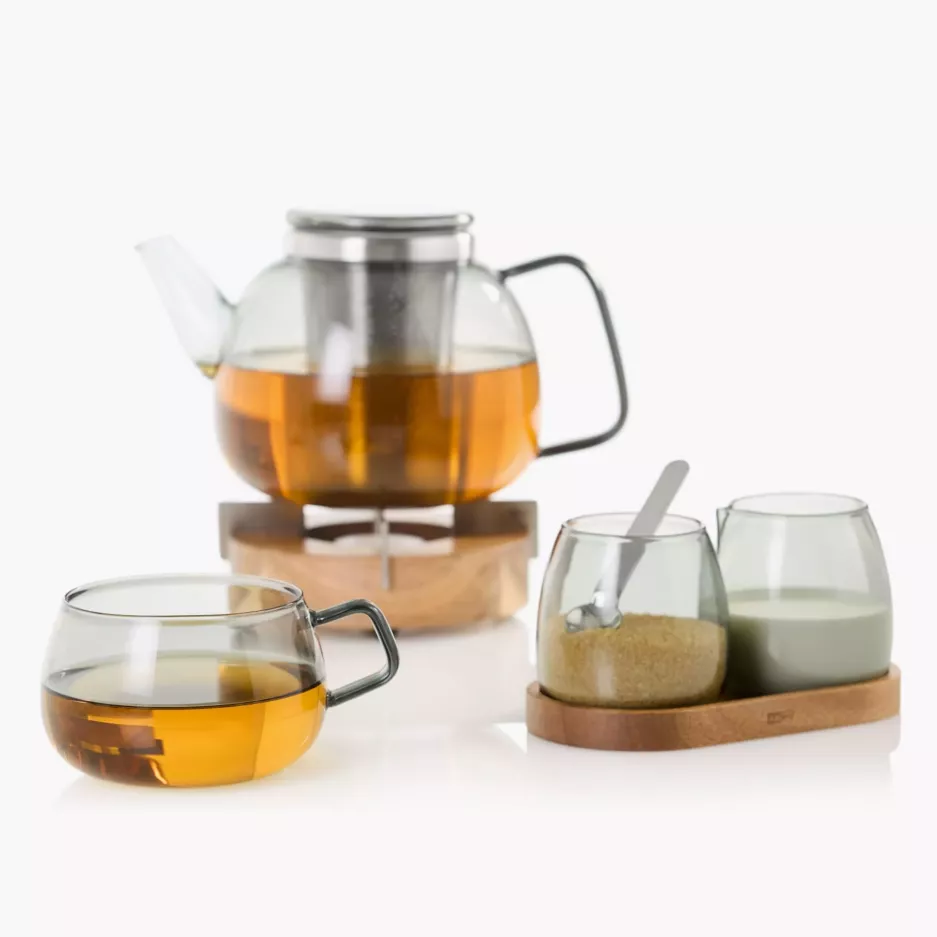 Filiżanki do kawy lub herbaty ADHOC YUNA 400 ml 2 szt. przydymione