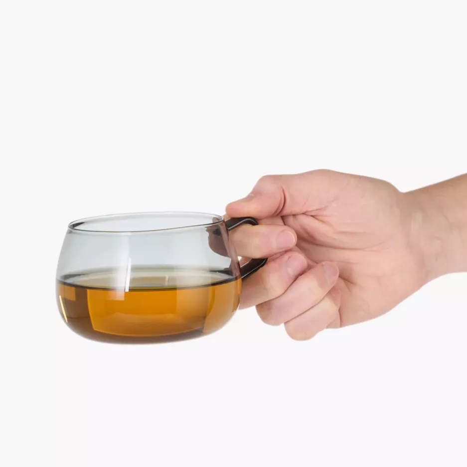 Filiżanki do kawy lub herbaty ADHOC YUNA 400 ml 2 szt. przydymione