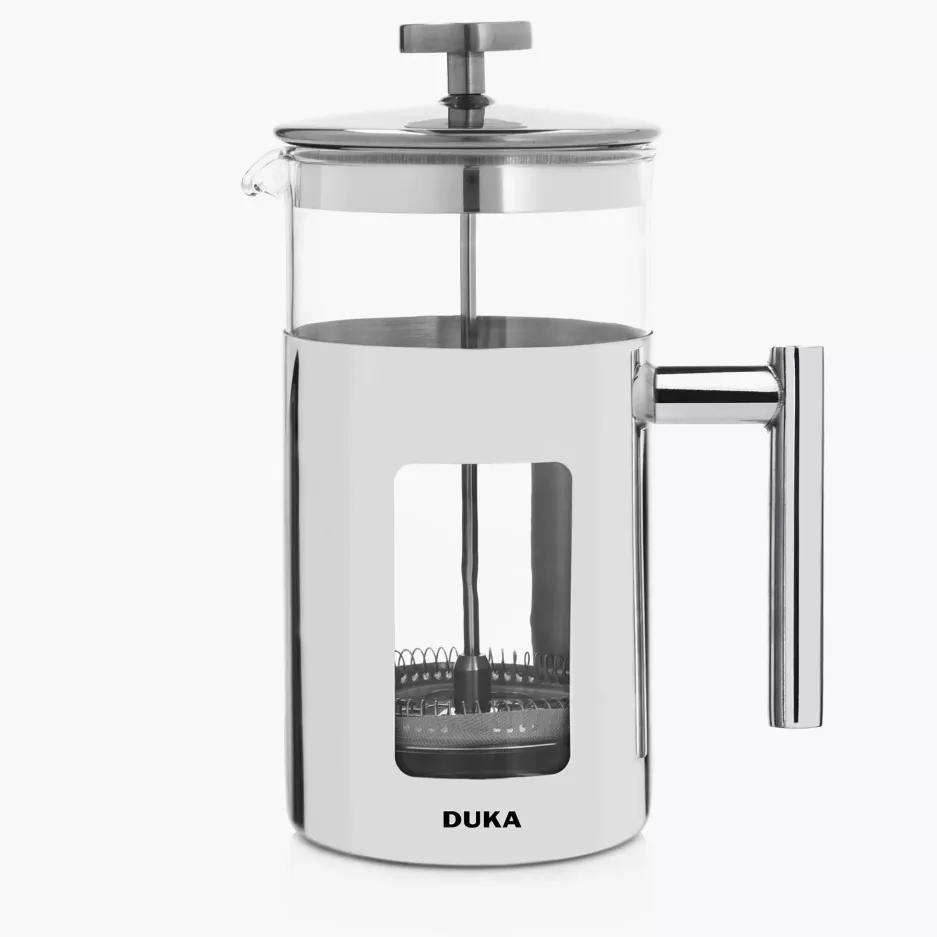 Dzbanek z zaparzaczem French Press DUKA BARISTA 1 l szklany