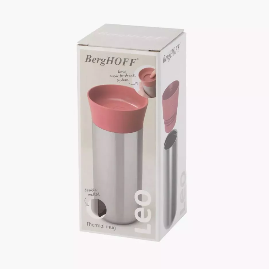 Kubek termiczny BERGHOFF 330 ml różowy