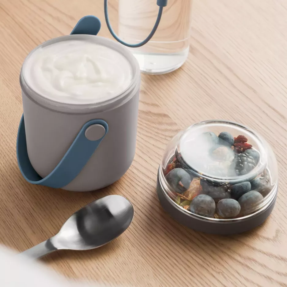 Pojemnik obiadowy podwójny BERGHOFF LEO szary