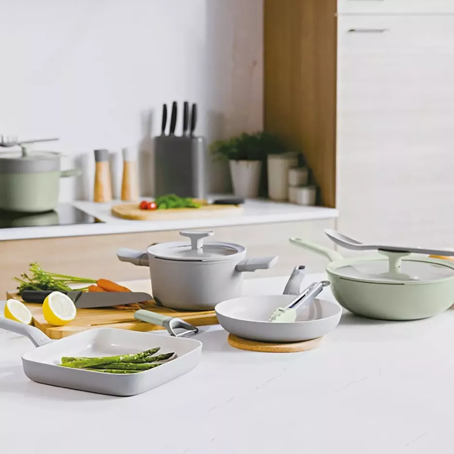 Patelnia z powłoką nieprzywierającą BERGHOFF BALANCE 20 cm szara aluminiowa