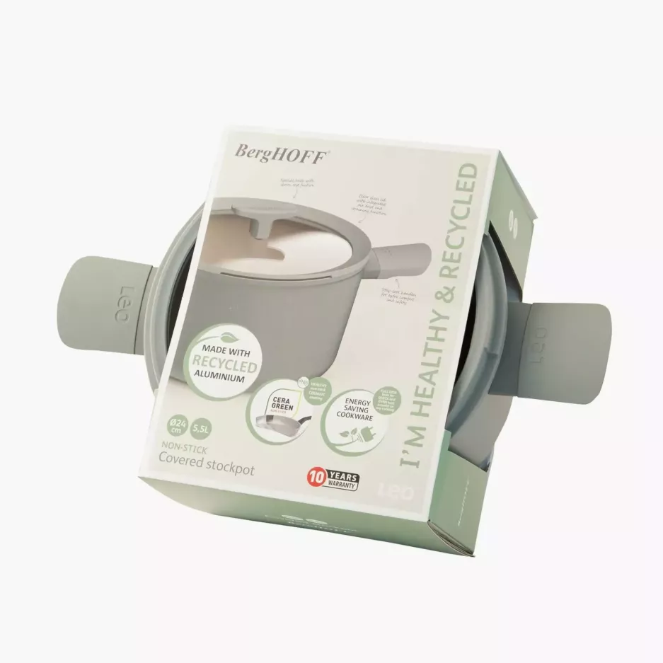 Garnek z powłoką nieprzywierającą BERGHOFF BALANCE 24 cm aluminiowy