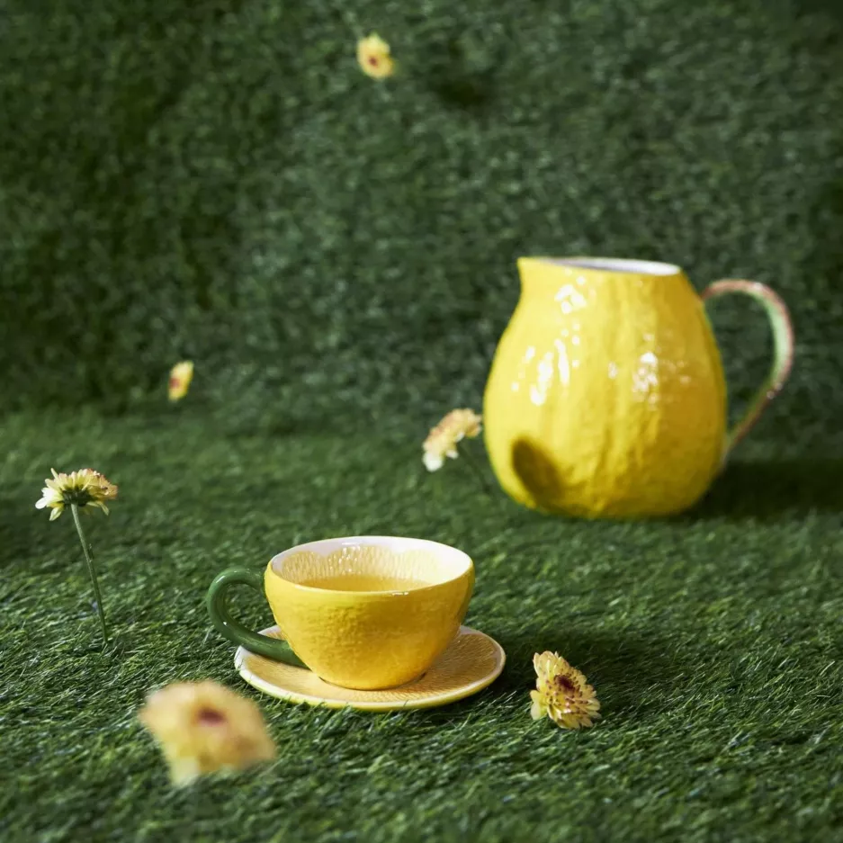 Filiżanka ze spodkiem BYON FRUITY cytryna 250 ml