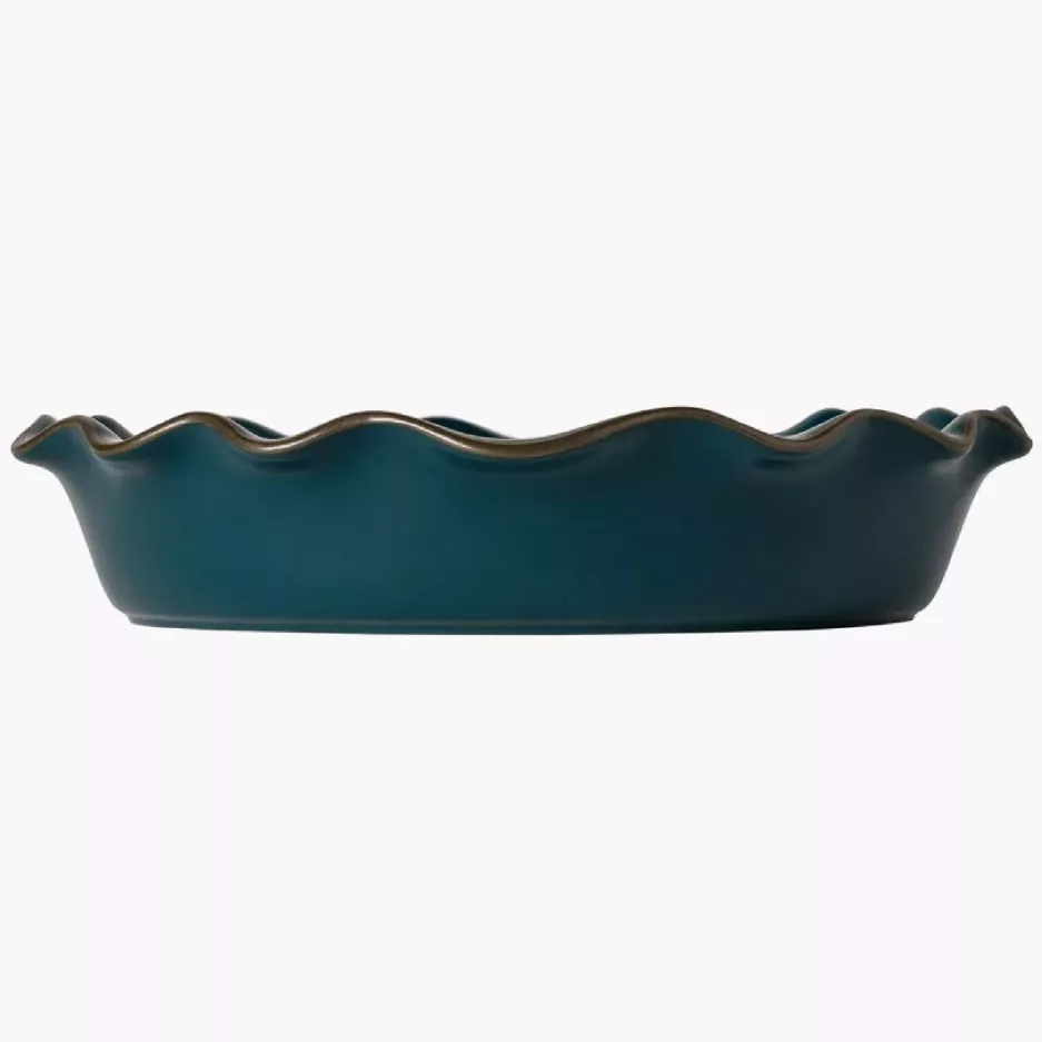 Forma do tarty COSTA NOVA STACKED ORGANIC 27 cm turkusowa kamionkowa