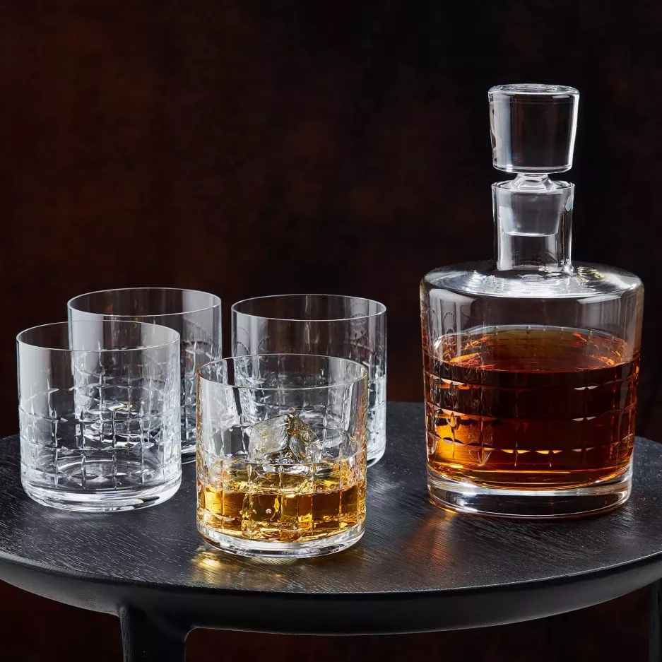 Karafka z korkiem do whisky DUKA CRISTER 750 ml 21 cm szkło kryształowe