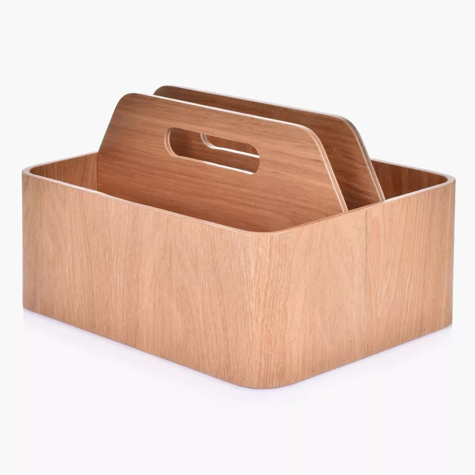 Organizer kuchenny na akcesoria DUKA ENAR 27x20x15 cm brązowy drewno