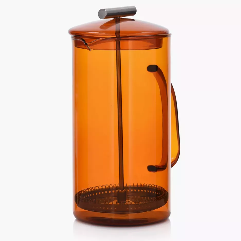 Zaparzacz do kawy i herbaty French Press DUKA FARG 1100 ml bursztynowy