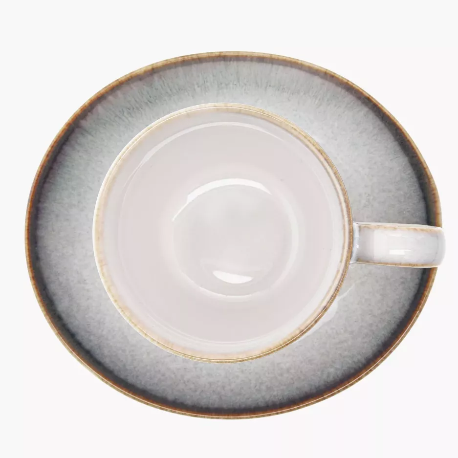Filiżanka ze spodkiem DUKA FREJA 220 ml porcelana wielokolorowa