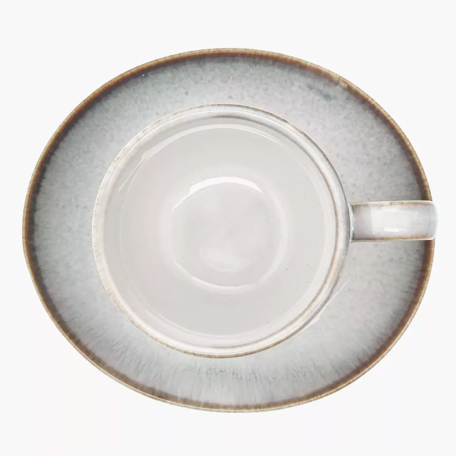 Filiżanka ze spodkiem DUKA FREJA 220 ml porcelana wielokolorowa