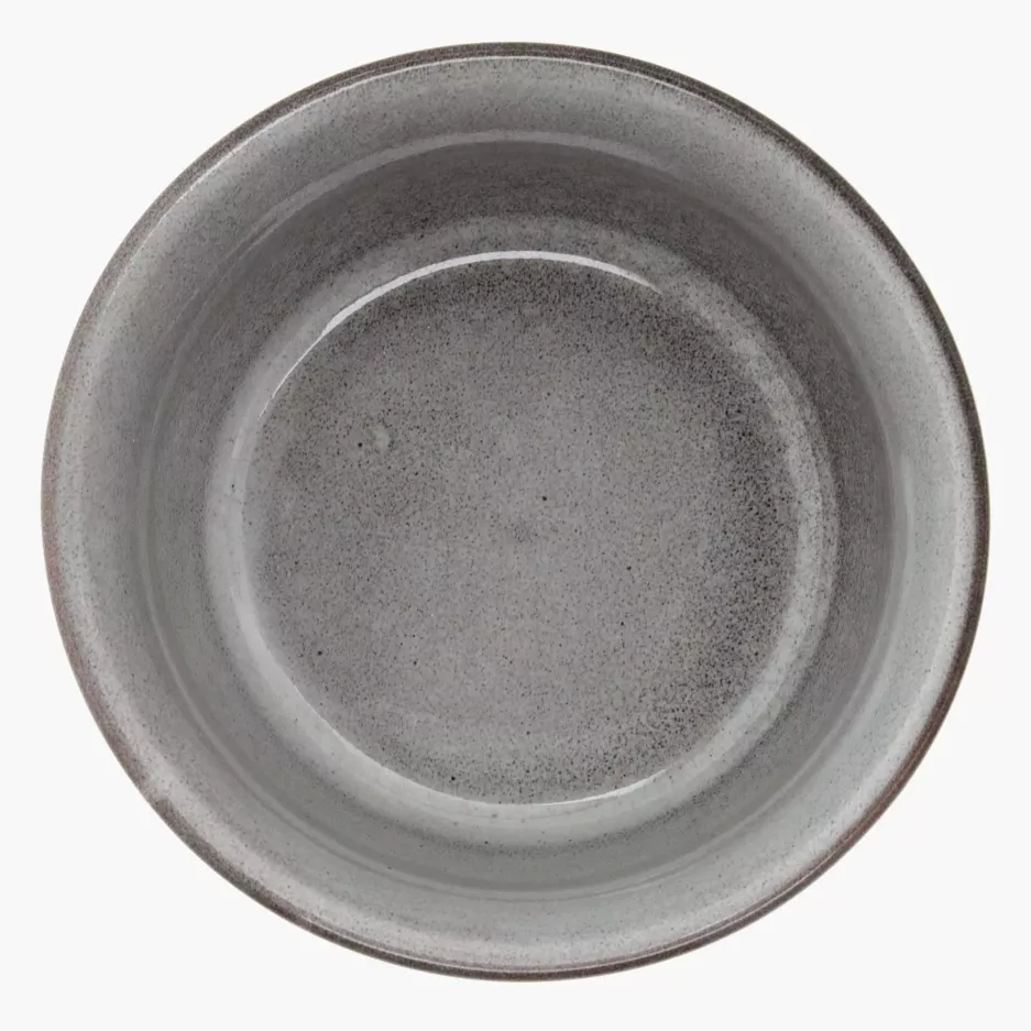 Kokilka okrągła ramekin DUKA FRISTAD 10.5 cm szara ceramiczna