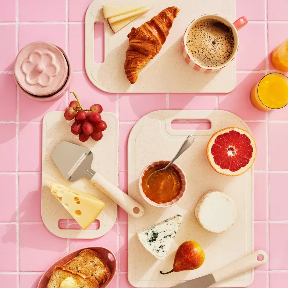 Deska do krojenia GASTROMAX 32x25 cm kremowa