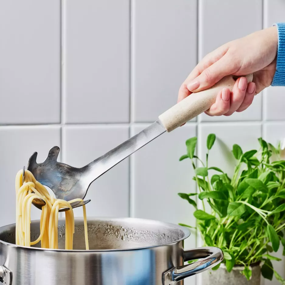 Łyżka do makaronu spaghetti GASTROMAX stal nierdzewna