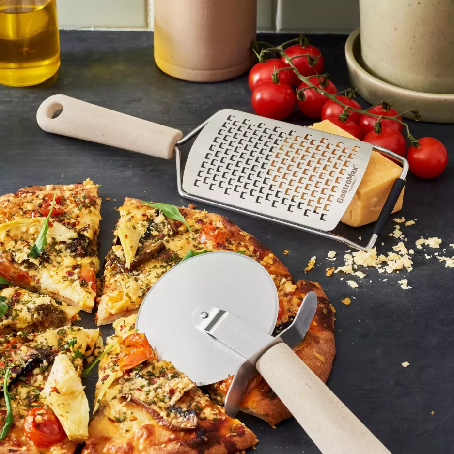 Nóż do pizzy krajalnica GASTROMAX stal nierdzewna