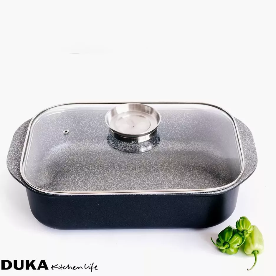 Brytfanna z pokrywką DUKA GOTA COOK 6200 ml aluminium