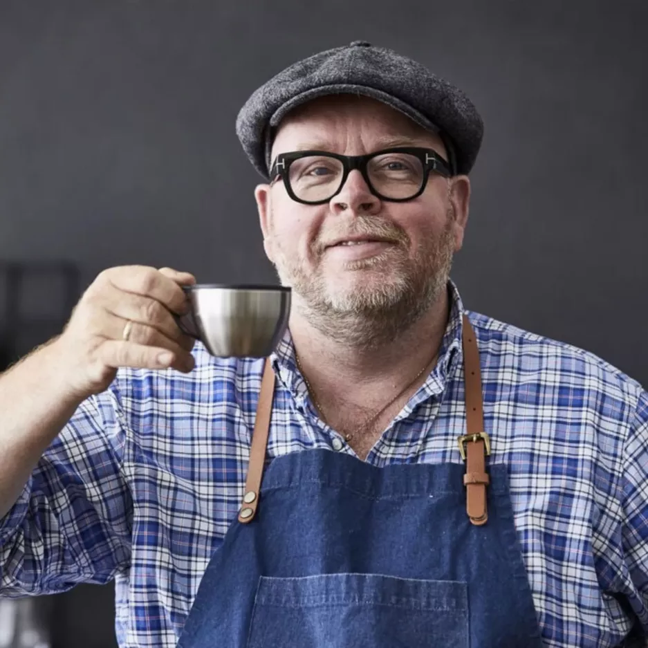 Fartuch HOLM 70 x 90 cm Niebieski