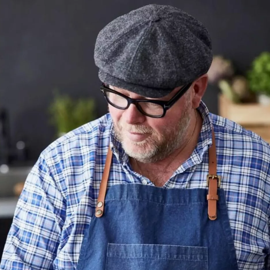 Fartuch HOLM 70 x 90 cm Niebieski