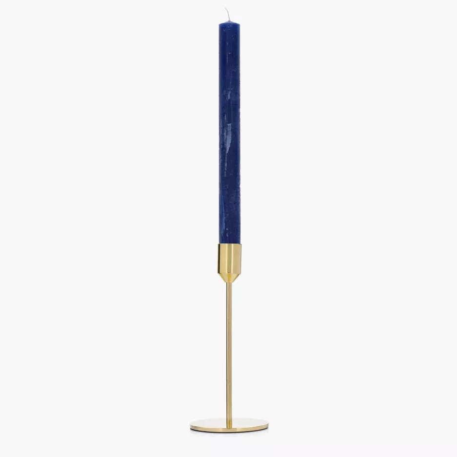 Świeca stołowa HOME&STYLE RUSTIK 25 cm niebieska parafina