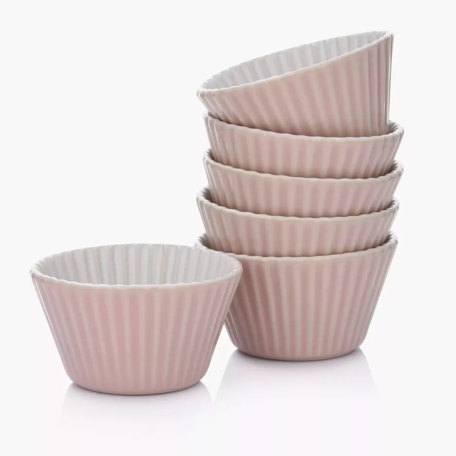 Kokilka ramekin do zapiekania DUKA IDUNN 7x4 cm różowy ceramika