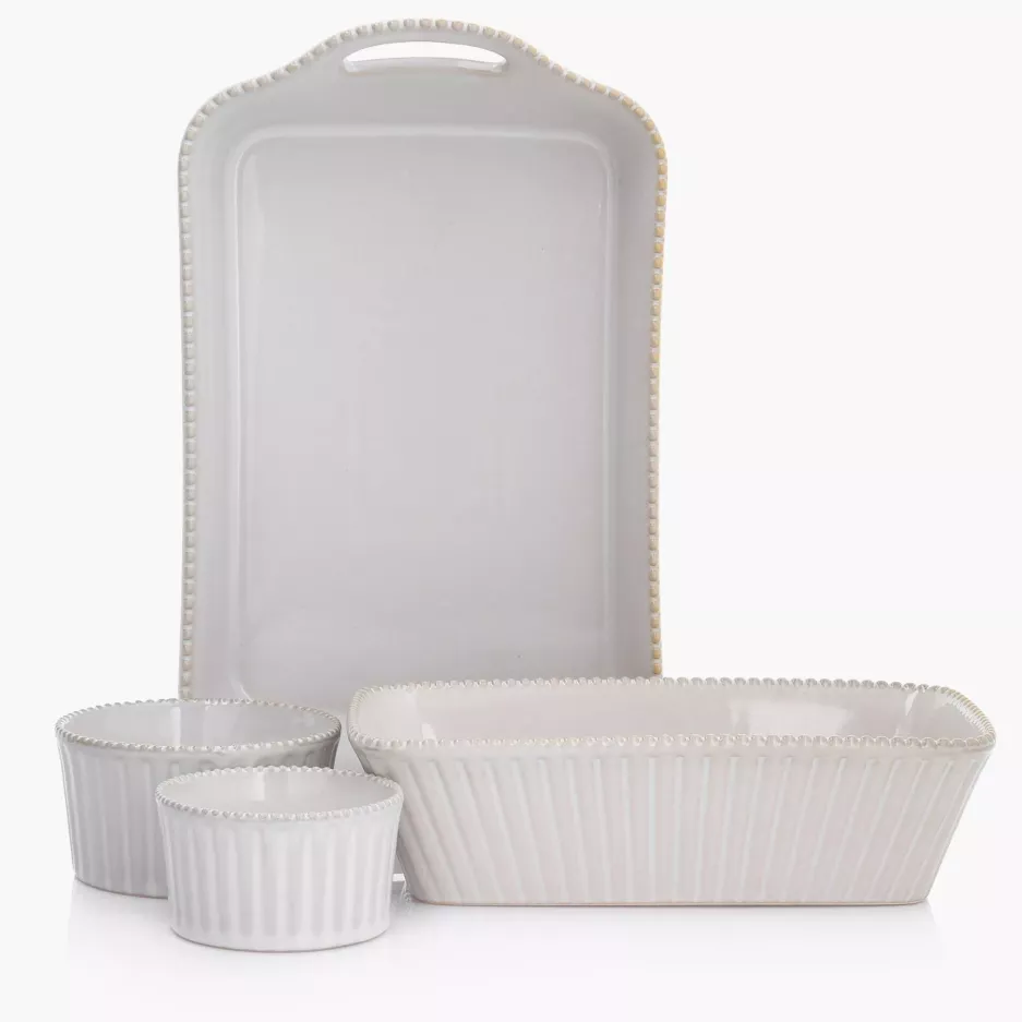 Kokilka okrągła ramekin DUKA KEX 9 cm kremowa ceramiczna