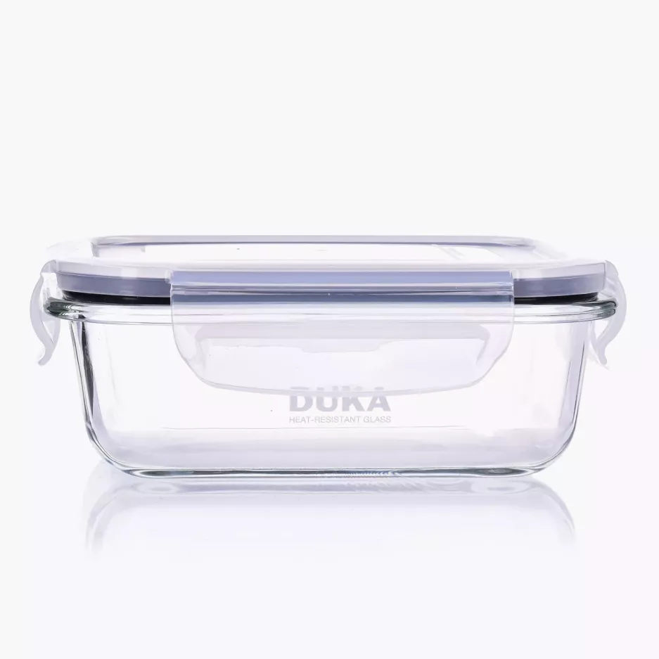 Pojemnik na żywność lunchbox DUKA KITCHEN 400 ml szkło