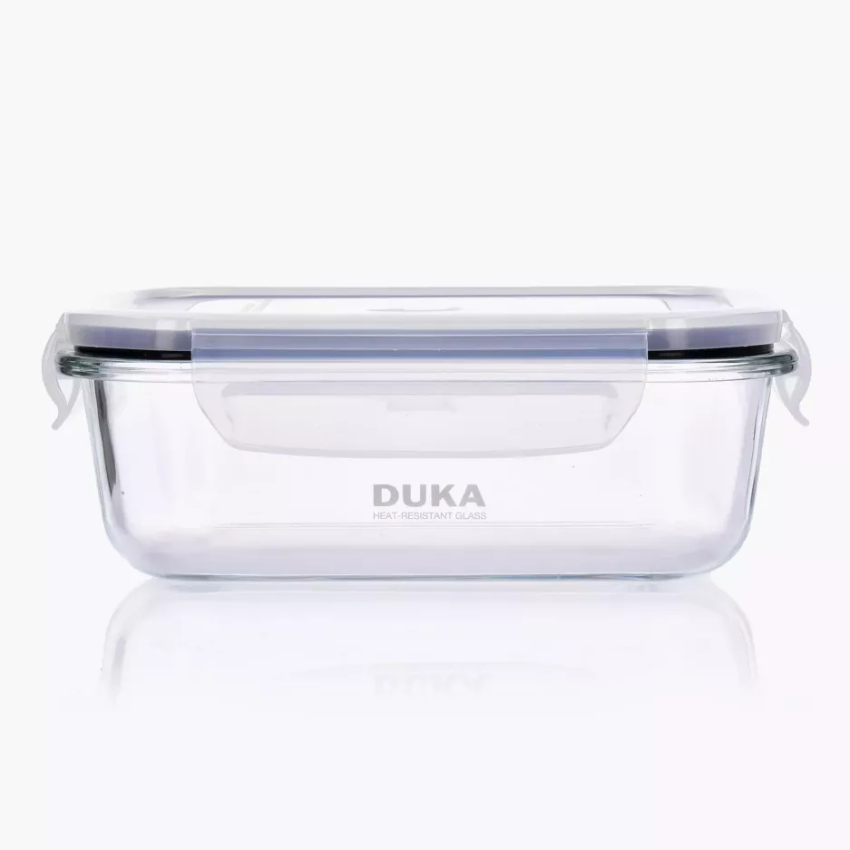 Pojemnik na żywność lunchbox DUKA KITCHEN 650 ml szkło