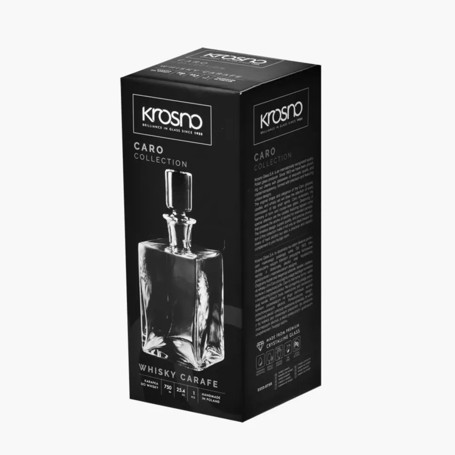 Karafka do whiskey KROSNO Caro 750 ml