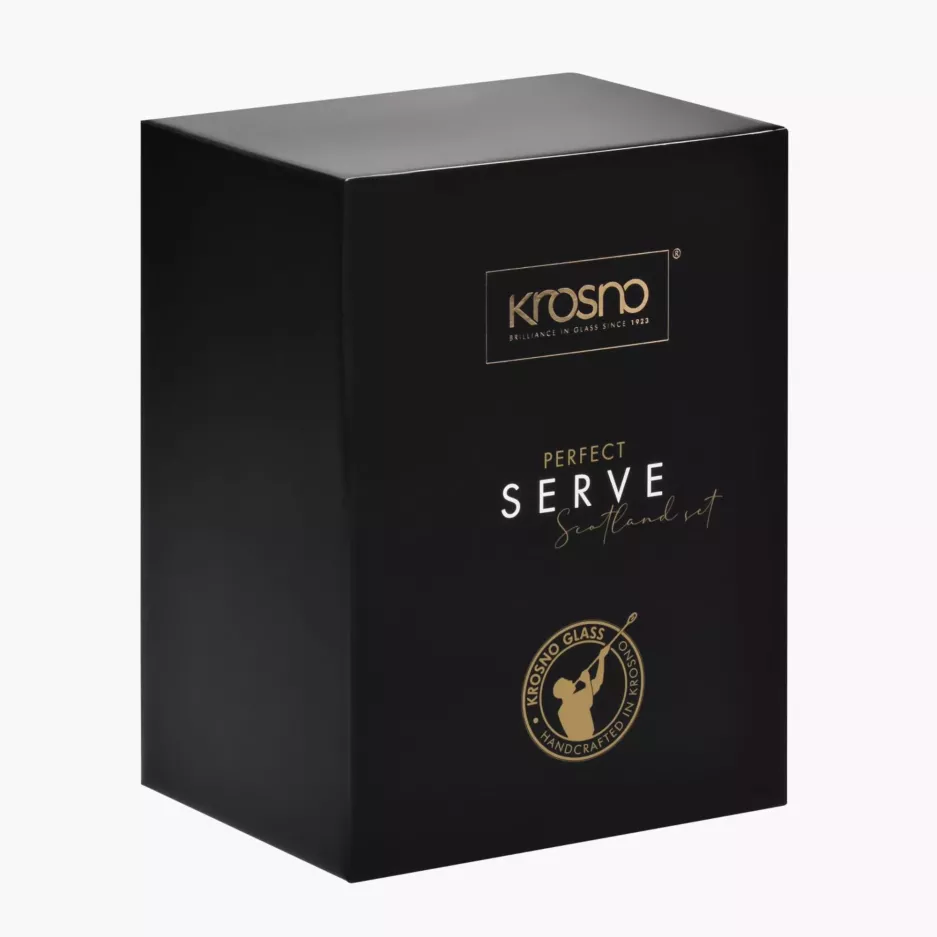 Komplet do whiskey KROSNO Perfect Serve Scotland karafka 750 ml i 2 szklanki 270 ml