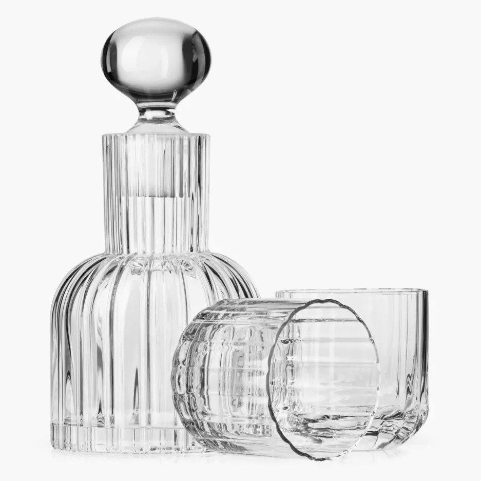 Komplet do whiskey KROSNO Perfect Serve Vintage Karafka 650 ml i 2 szklanki 300 ml