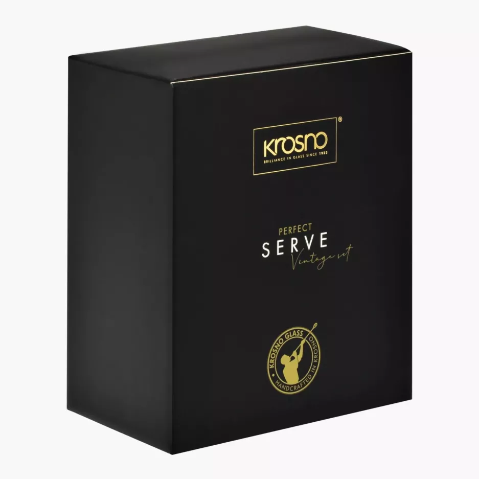 Komplet do whiskey KROSNO Perfect Serve Vintage Karafka 650 ml i 2 szklanki 300 ml