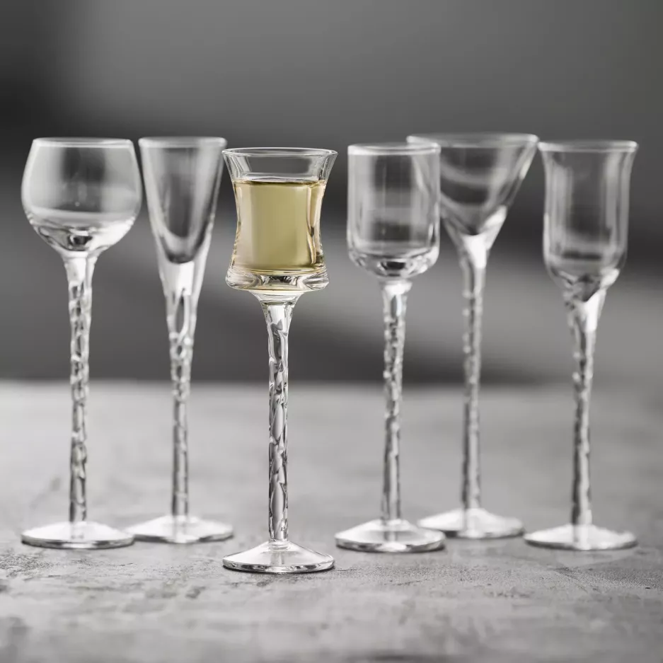 Kieliszki do wódki lub likieru LYNGBY AQUAVIT 6 szt. transparentne