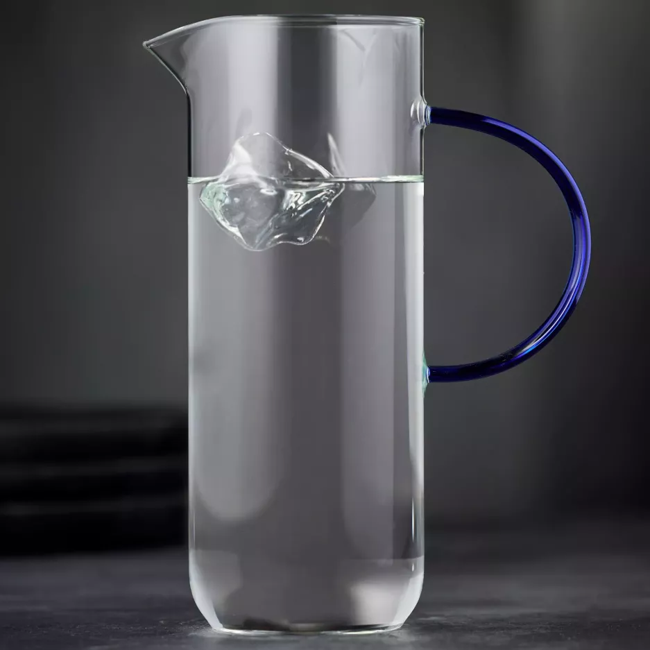 Dzbanek do napojów LYNGBY TORINO 1,1 l niebieski szklany