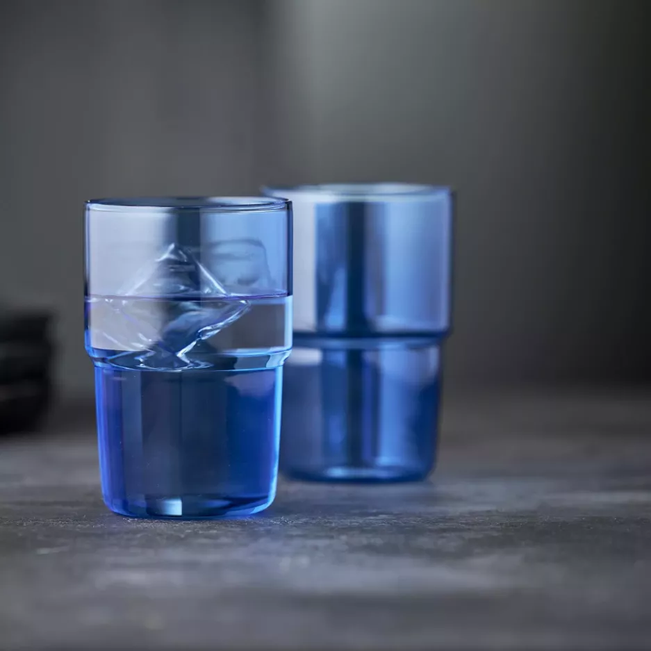 Szklanki do napojów LYNGBY TORINO 400 ml 2 szt. niebieskie
