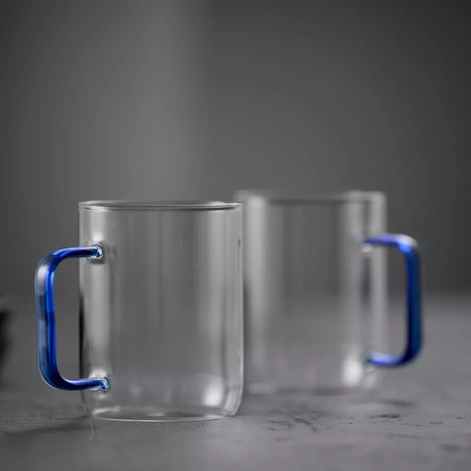 Kubki do napojów LYNGBY TORINO 2 szt. 400 ml niebieskie