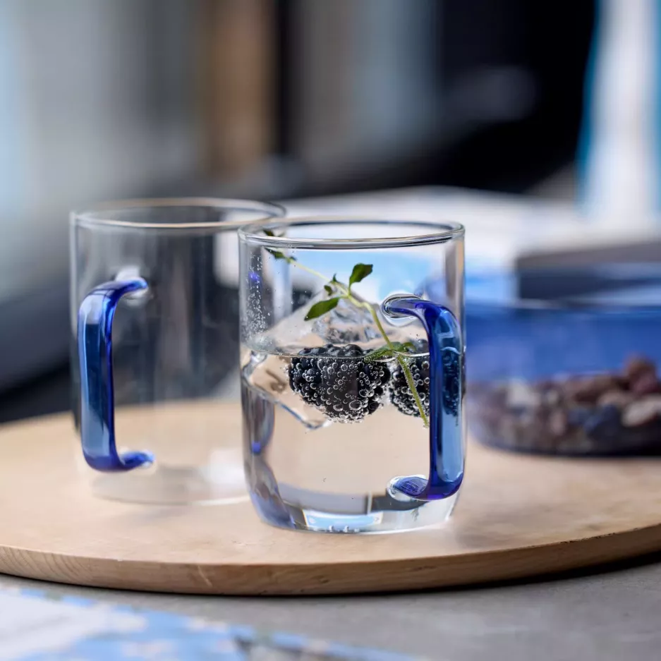 Kubki do napojów LYNGBY TORINO 2 szt. 400 ml niebieskie