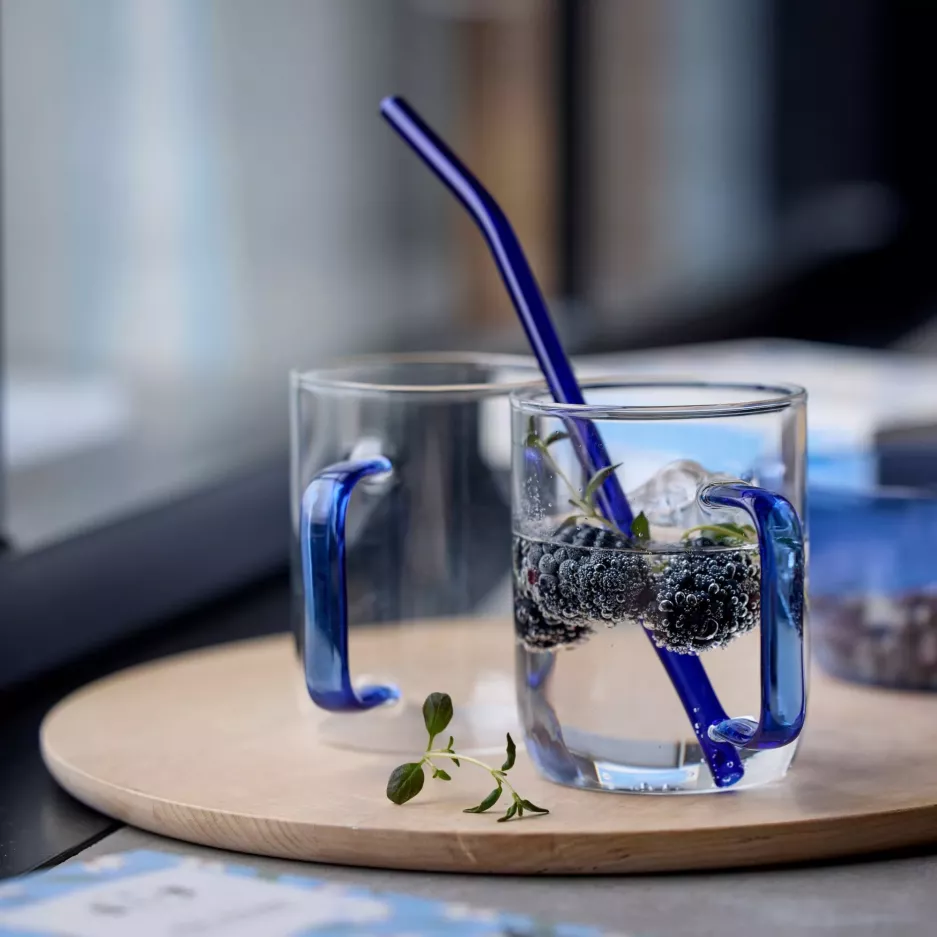 Kubki do napojów LYNGBY TORINO 2 szt. 400 ml niebieskie