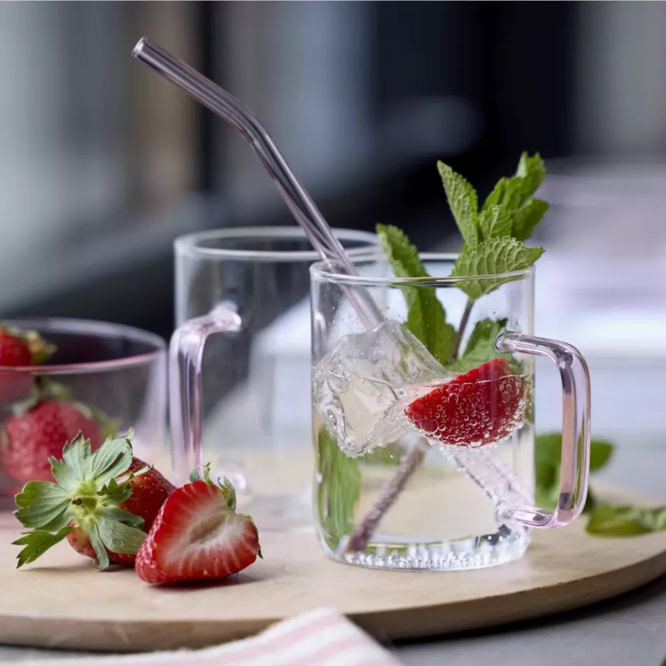 Kubki do napojów LYNGBY TORINO 2 szt. 400 ml różowe