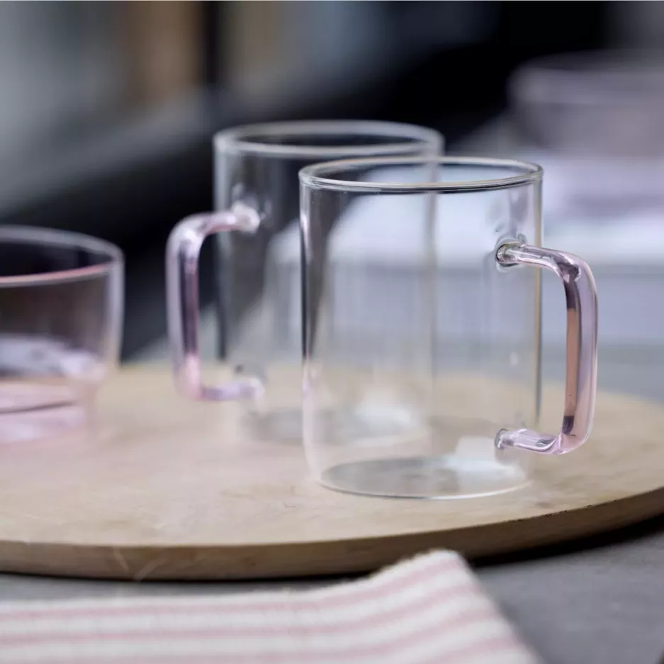 Kubki do napojów LYNGBY TORINO 2 szt. 400 ml różowe