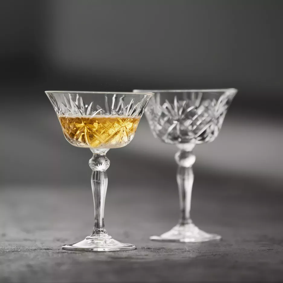 Kieliszki do szampana koktajli LYNGBY MELODIA 260 ml 4 szt. szklane